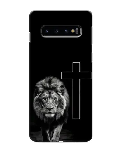 Чехол для Samsung Galaxy s10 Plus с картинкой «Лев и Крест»