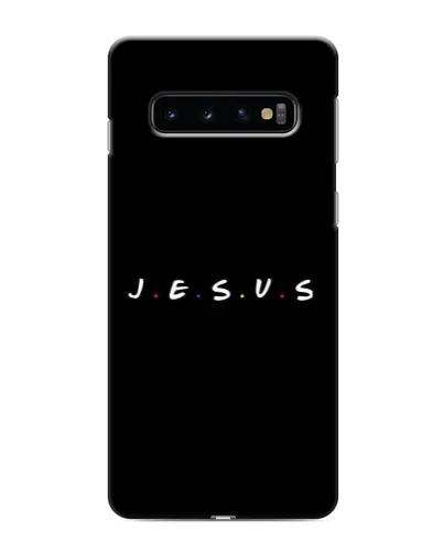 Чехол для Samsung Galaxy s10 Plus с картинкой «Точки веры J.E.S.U.S.»