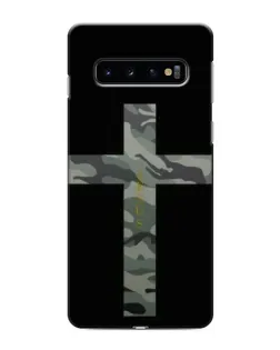 Чехол для Samsung Galaxy s10 Plus с картинкой «Милитари Крест»