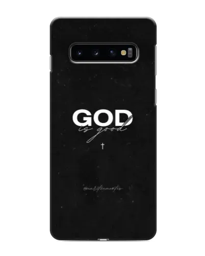Чехол для Samsung Galaxy s10 Plus с картинкой «GOD — Бог над всем»