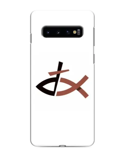 Чехол для Samsung Galaxy s10 Plus с картинкой «Рыба и крест»