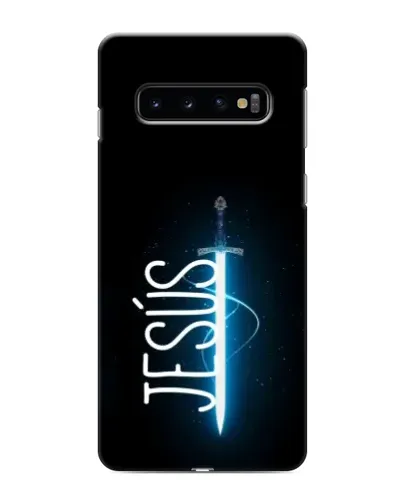 Чехол для Samsung Galaxy s10 Plus с картинкой «Меч Духа Jesus»