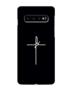 Чехол для Samsung Galaxy s10 Plus с картинкой «Тонкий крест»