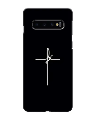 Чехол для Samsung Galaxy s10 Plus с картинкой «Тонкий крест» Чехол для Samsung Galaxy s10 Plus с картинкой «Тонкий крест»