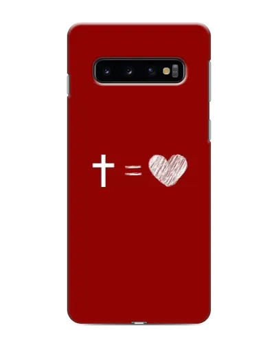 Чехол для Samsung Galaxy s10 Plus с картинкой «Уравнение любви» Чехол для Samsung Galaxy s10 Plus с картинкой «Уравнение любви»