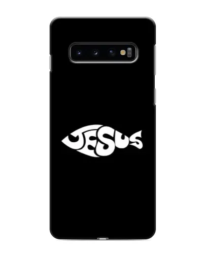 Чехол для Samsung Galaxy s10 Plus с картинкой «Рыба Jesus» Чехол для Samsung Galaxy s10 Plus с картинкой «Рыба Jesus»