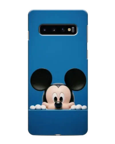 Чохол для Samsung Galaxy s10 Plus з картинкою «Міккі виглядає»