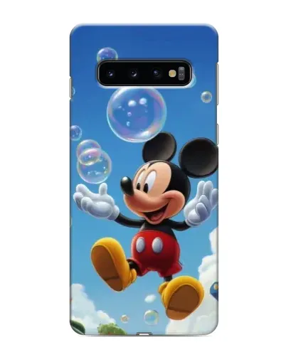 Чохол для Samsung Galaxy s10 Plus з картинкою «Mickey та мильні бульбашки»