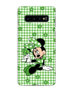 Чохол для Samsung Galaxy s10 Plus з картинкою «Mickey в клітинку»