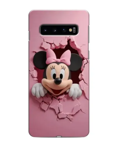 Чохол для Samsung Galaxy s10 Plus з картинкою «Мінні крізь стіну»