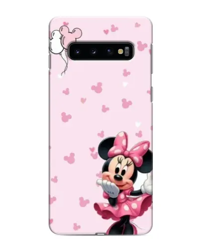 Чохол для Samsung Galaxy s10 Plus з картинкою «Мінні Маус та сердечка»