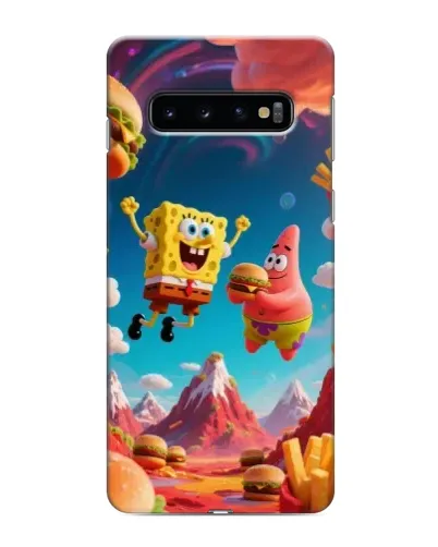Чохол для Samsung Galaxy s10 Plus з картинкою «Космічний фастфуд»