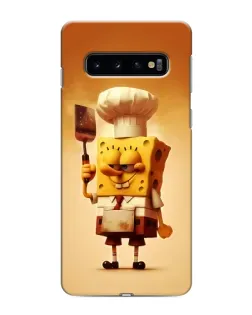 Чохол для Samsung Galaxy s10 Plus з картинкою «Губка Боб кухар»