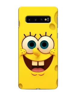 Чохол для Samsung Galaxy s10 Plus з картинкою «Губка Боб посмішка»