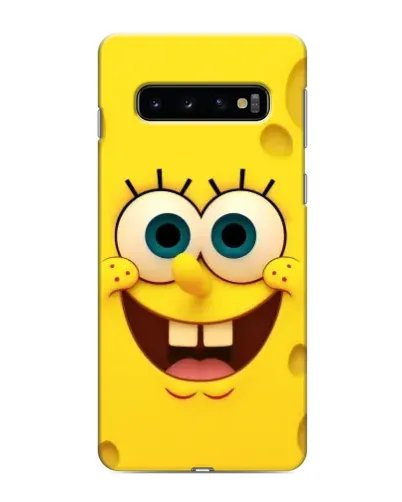 Чохол для Samsung Galaxy s10 Plus з картинкою «Губка Боб посмішка»