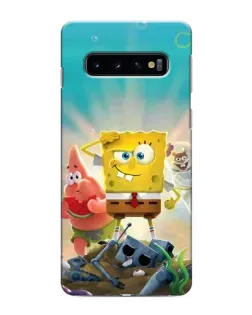 Чохол для Samsung Galaxy s10 Plus з картинкою «Спанч Боб переможець»
