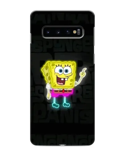 Чохол для Samsung Galaxy s10 Plus з картинкою «Неоновий Губка Боб»