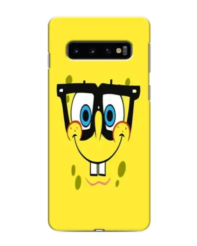 Чехол для Samsung Galaxy s10 Plus с картинкой «Минималистичный Спанч Боб» Чехол для Samsung Galaxy s10 Plus с картинкой «Минималистичный Спанч Боб»