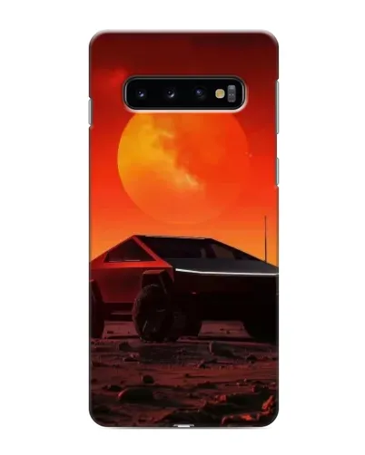 Чехол для Samsung Galaxy s10 Plus с картинкой «Cybertruck на Марсе» Чехол для Samsung Galaxy s10 Plus с картинкой «Cybertruck на Марсе»