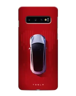 Чохол для Samsung Galaxy s10 Plus з картинкою «Tesla Top View»