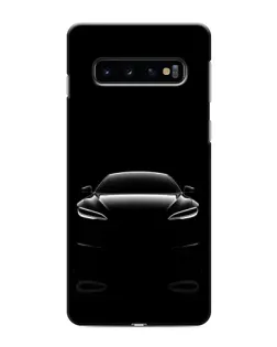 Чохол для Samsung Galaxy s10 Plus з картинкою «Силует Tesla Night»
