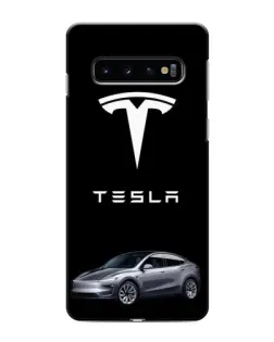 Чехол для Samsung Galaxy s10 Plus с картинкой «Tesla Model Y»