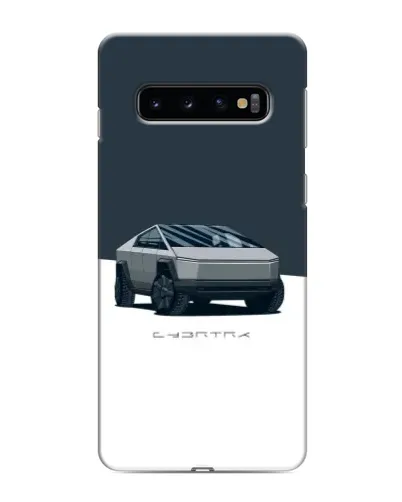 Чехол для Samsung Galaxy s10 Plus с картинкой «Серебристый Cybertruck Tesla» Чехол для Samsung Galaxy s10 Plus с картинкой «Серебристый Cybertruck Tesla»