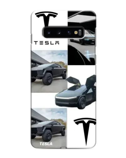 Чехол для Samsung Galaxy s10 Plus с картинкой «Коллаж Cybertruck Tesla» Чехол для Samsung Galaxy s10 Plus с картинкой «Коллаж Cybertruck Tesla»
