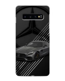 Чохол для Samsung Galaxy s10 Plus з картинкою «Mercedes AMG — графіка»