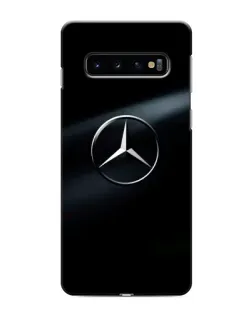 Чехол для Samsung Galaxy s10 Plus с картинкой «Mercedes на металле»