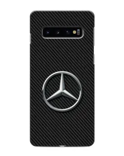 Чехол для Samsung Galaxy s10 Plus с картинкой «Карбоновый Mercedes стиль»