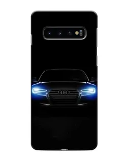 Чохол для Samsung Galaxy s10 Plus з картинкою «Audi в неоні»