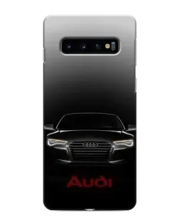 Чохол для Samsung Galaxy s10 Plus з картинкою «Audi — градієнтний контур»