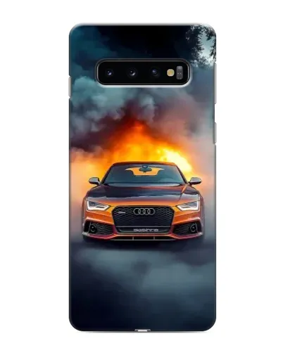 Чохол для Samsung Galaxy s10 Plus з картинкою «Audi у вогняному диму» Чохол для Samsung Galaxy s10 Plus з картинкою «Audi у вогняному диму»
