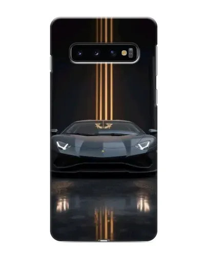 Чохол для Samsung Galaxy s10 Plus з картинкою «Lamborghini золоті лінії» Чохол для Samsung Galaxy s10 Plus з картинкою «Lamborghini золоті лінії»
