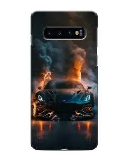 Чохол для Samsung Galaxy s10 Plus з картинкою «Lamborghini димна естетика»