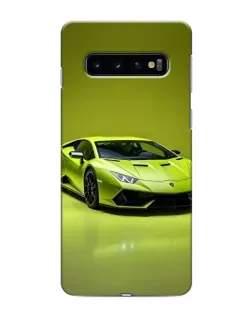 Чохол для Samsung Galaxy s10 Plus з картинкою «Салатовий Lamborghini Huracan»