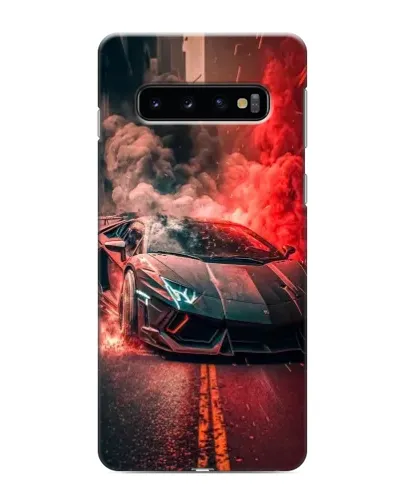 Чохол для Samsung Galaxy s10 Plus з картинкою «Lamborghini червоний дим» Чохол для Samsung Galaxy s10 Plus з картинкою «Lamborghini червоний дим»