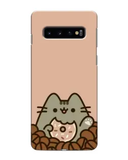 Чохол для Samsung Galaxy s10 Plus з картинкою «Кавовий Пушин»