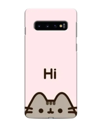 Чохол для Samsung Galaxy s10 Plus з картинкою «Пушин каже Hi» Чохол для Samsung Galaxy s10 Plus з картинкою «Пушин каже Hi»