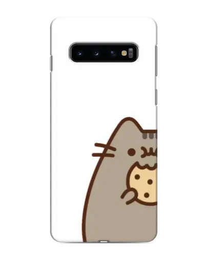 Чохол для Samsung Galaxy s10 Plus з картинкою «Пушин з печивом» Чохол для Samsung Galaxy s10 Plus з картинкою «Пушин з печивом»