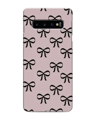 Чохол для Samsung Galaxy s10 Plus з картинкою «Чорні бантики» Чохол для Samsung Galaxy s10 Plus з картинкою «Чорні бантики»