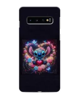 Чехол для Samsung Galaxy s10 Plus с картинкой «Stitch в цветах» Чехол для Samsung Galaxy s10 Plus с картинкой «Stitch в цветах»