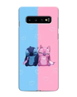 Чехол для Samsung Galaxy s10 Plus с картинкой «Stitch и Angel Love» Чехол для Samsung Galaxy s10 Plus с картинкой «Stitch и Angel Love»