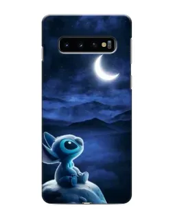 Чехол для Samsung Galaxy s10 Plus с картинкой «Лунная ночь Стича» Чехол для Samsung Galaxy s10 Plus с картинкой «Лунная ночь Стича»