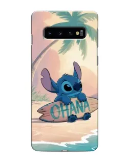 Чехол для Samsung Galaxy s10 Plus с картинкой «Стич на серфе» Чехол для Samsung Galaxy s10 Plus с картинкой «Стич на серфе»