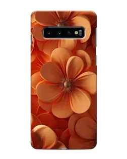 Чохол для Samsung Galaxy s10 Plus з картинкою «Помаранчева макро квітка» Чохол для Samsung Galaxy s10 Plus з картинкою «Помаранчева макро квітка»