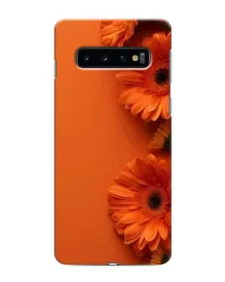 Чохол для Samsung Galaxy s10 Plus з картинкою «Помаранчеві гербери» Чохол для Samsung Galaxy s10 Plus з картинкою «Помаранчеві гербери»