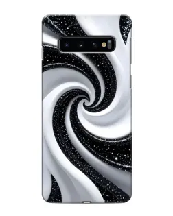 Чохол для Samsung Galaxy s10 Plus з картинкою «Чорно-біла спіраль» Чохол для Samsung Galaxy s10 Plus з картинкою «Чорно-біла спіраль»