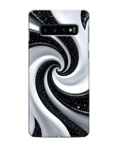 Чохол для Samsung Galaxy s10 Plus з картинкою «Чорно-біла спіраль» Чохол для Samsung Galaxy s10 Plus з картинкою «Чорно-біла спіраль»